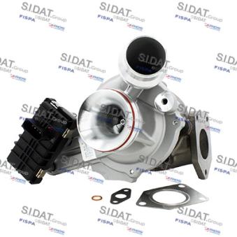 Turbocompresseur, suralimentation SIDAT 49.470 pour VOLKSWAGEN PASSAT Cooper D - 112cv