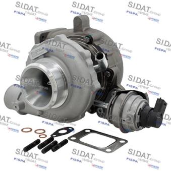 Turbocompresseur, suralimentation SIDAT 49.795 pour IVECO DAILY 65C17 V. 65C17 V/P - 170cv