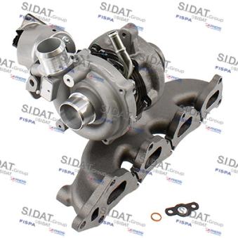 Turbocompresseur, suralimentation SIDAT 49.858 pour PEUGEOT BOXER 2.0 BlueHDi 110 - 110cv