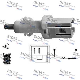 Interrupteur des feux de freins SIDAT OEM 7627639