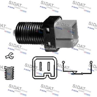 Interrupteur des feux de freins SIDAT OEM 453451