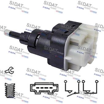 Interrupteur des feux de freins SIDAT OEM 1K2945511
