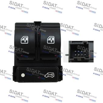 Interrupteur, lève-vitre SIDAT [5.145008]