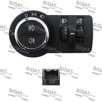 Interrupteur, lumière principale SIDAT [5.693757A2]