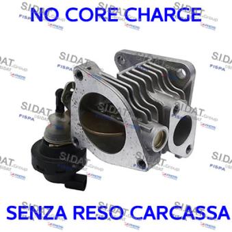 Papillon de distribution, alimentation d'air SIDAT 88.141R