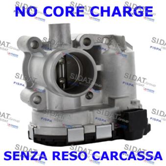 Corps papillon SIDAT 88.250R