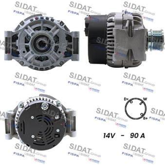 Alternateur SIDAT OEM 0121542202