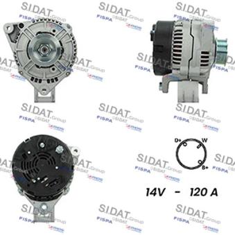 Alternateur SIDAT OEM 046903015D Alternateur SIDAT OEM 046903015D
