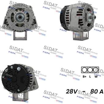 Alternateur SIDAT OEM 1182043