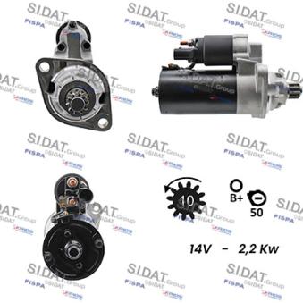 Démarreur SIDAT OEM 02M911023QX