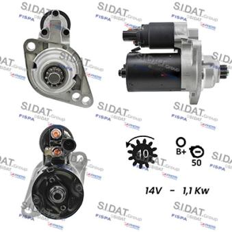 Démarreur SIDAT OEM 02Z911023EX Démarreur SIDAT OEM 02Z911023EX