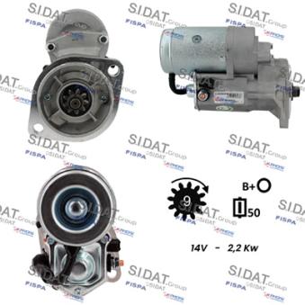 Démarreur SIDAT OEM 8970429971 Démarreur SIDAT OEM 8970429971