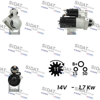 Démarreur SIDAT [S12DR0306A2]