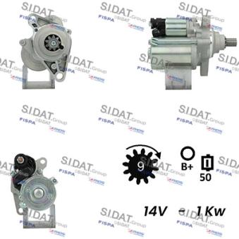 Démarreur SIDAT OEM 06312PEL506 Démarreur SIDAT OEM 06312PEL506