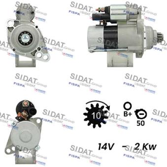 Démarreur SIDAT OEM 02Z911024J