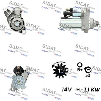 Démarreur SIDAT OEM 02T911024N
