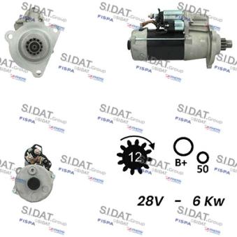Démarreur SIDAT OEM 579270