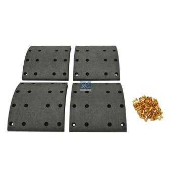 Kit de garnitures de frein, frein à tambour DT OEM 1535250