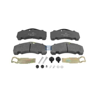 Jeu de 4 plaquettes de frein avant DT OEM 0980106200
