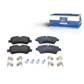 Jeu de 4 plaquettes de frein arrière DT OEM 1840037 Jeu de 4 plaquettes de frein arrière DT OEM 1840037