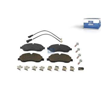 Jeu de 4 plaquettes de frein avant DT OEM 1916326