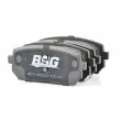 BSG BSG 40-200-004 - Jeu de 4 plaquettes de frein arrière