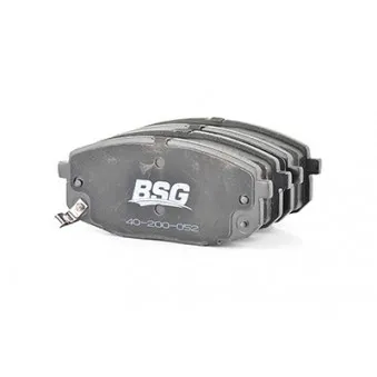Jeu de 4 plaquettes de frein avant BSG OEM 581011MA21