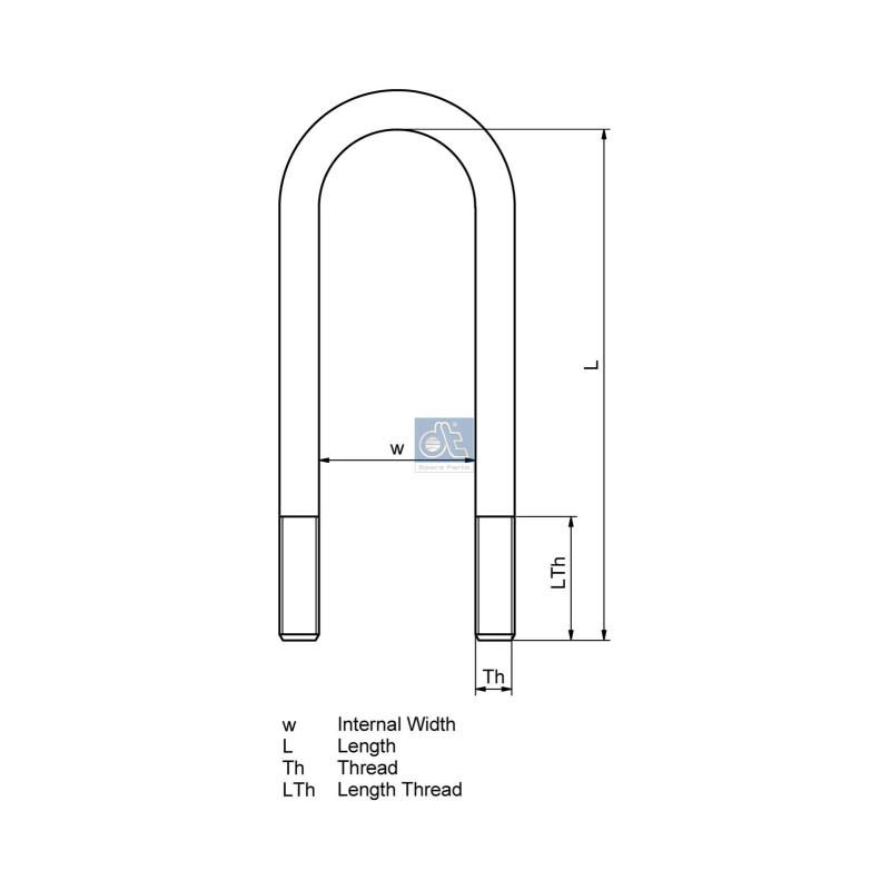 Bride de ressort DT 4.40502 - Visuel 1