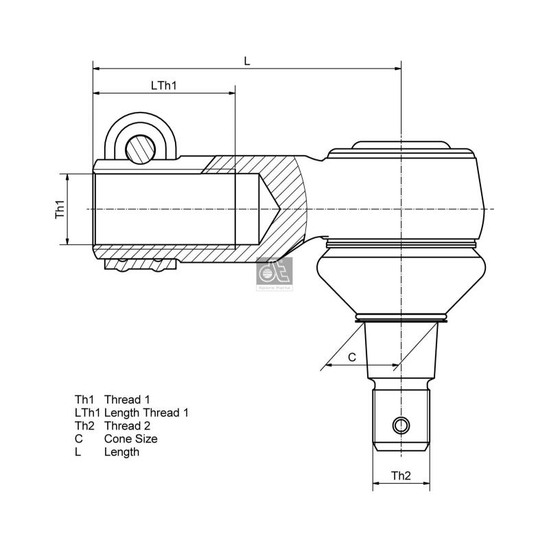 Rotule de direction DT 4.66473 - Visuel 1