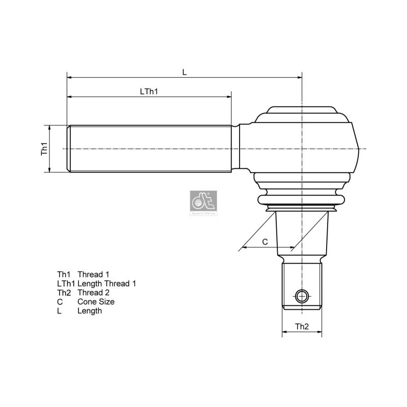 Rotule de barre de connexion DT 4.66870 - Visuel 1