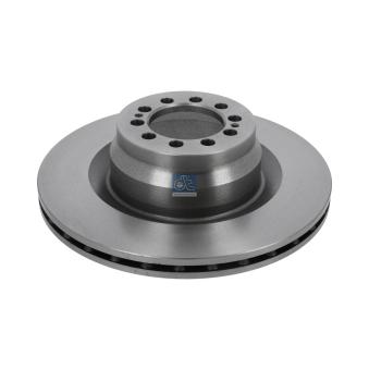 Jeu de 2 disques de frein avant DT 6.61042 pour FORD CAPRI 2.3 CDTI - 110cv