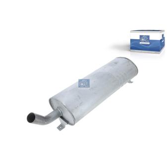 Silencieux central DT 6.63043 pour RENAULT TRUCKS MASCOTT 120.35 - 115cv