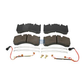 Jeu de 4 plaquettes de frein arrière DT OEM 46222 Jeu de 4 plaquettes de frein arrière DT OEM 46222
