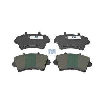 Jeu de 4 plaquettes de frein avant DT OEM 9110993