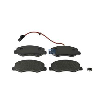 Jeu de 4 plaquettes de frein arrière DT OEM 4406000Q0G