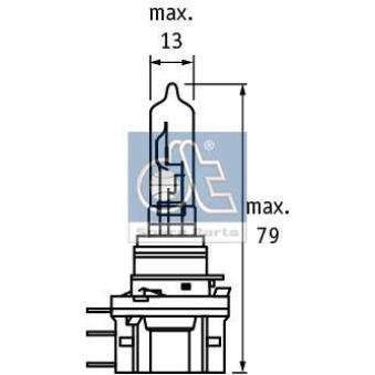 Ampoule, projecteur longue portée DT OEM N10733301