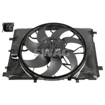 Ventilateur, refroidissement du moteur SWAG 10 10 7458