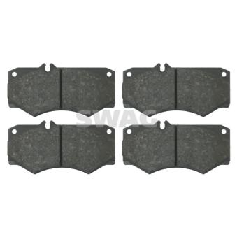 Jeu de 4 plaquettes de frein avant SWAG OEM 291698151