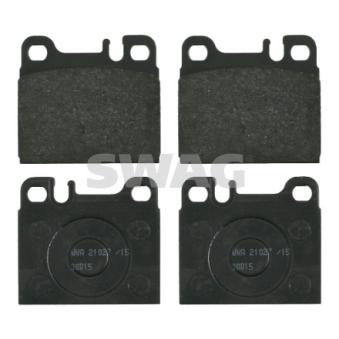 Jeu de 4 plaquettes de frein arrière SWAG 10 91 6254 pour SEAT EXEO 420 SEC - 218cv