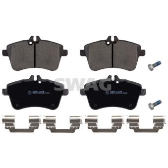 Jeu de 4 plaquettes de frein avant SWAG OEM A1694200820