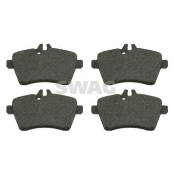 Jeu de 4 plaquettes de frein avant SWAG OEM 1694200720