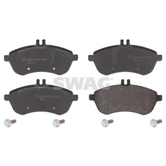 Jeu de 4 plaquettes de frein avant SWAG OEM A0074201620