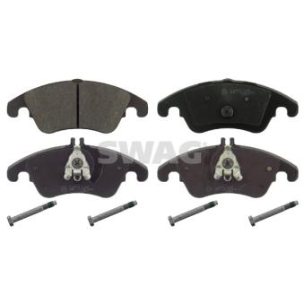 Jeu de 4 plaquettes de frein avant SWAG OEM 0054201620