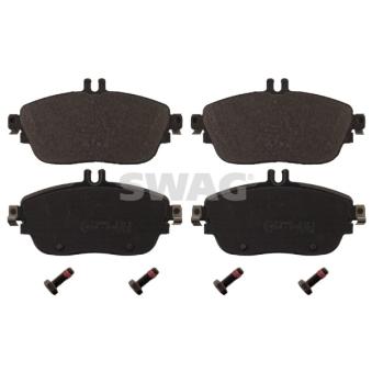 Jeu de 4 plaquettes de frein avant SWAG OEM 0084200620