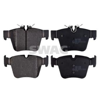 Jeu de 4 plaquettes de frein arrière SWAG OEM 0004208300