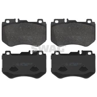 Jeu de 4 plaquettes de frein avant SWAG OEM 0084201720