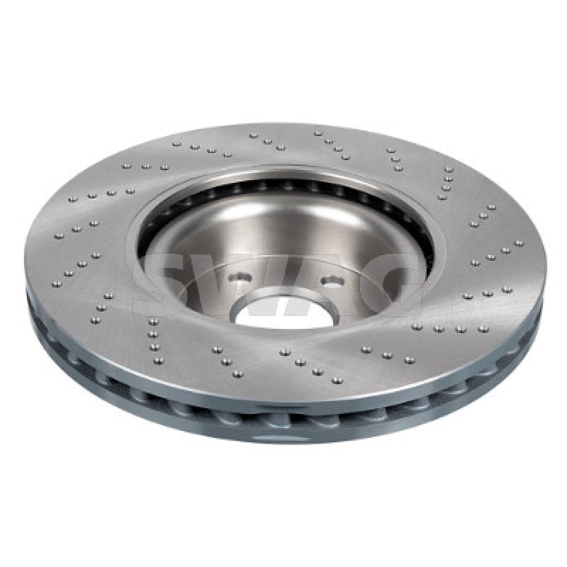 Jeu de 2 disques de frein avant SWAG 10 94 4007 - Visuel 1