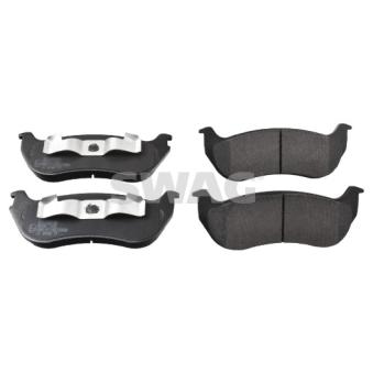 Jeu de 4 plaquettes de frein arrière SWAG OEM 05179242AA