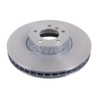 Jeu de 2 disques de frein avant SWAG 20 10 4806 pour OPEL AGILA 535 d - 272cv