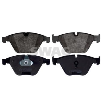 Jeu de 4 plaquettes de frein avant SWAG 20 11 6031 pour BMW Série 5 530 d - 231cv